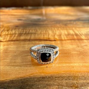 David Yurman Petite Albion Black Onyx and Diamonds